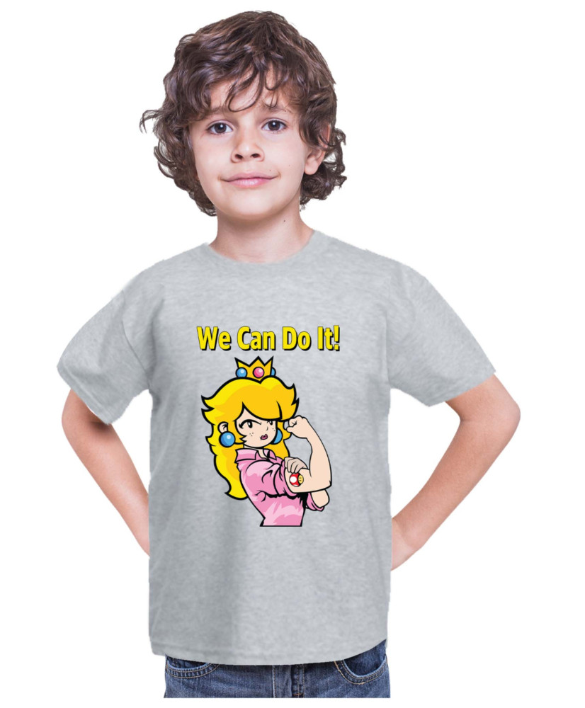 Детска Тениска Super Mario Nintendo Princess Peach We Can Do It Детска Тениска Super Mario Nintendo Princess Peach We Can Do It