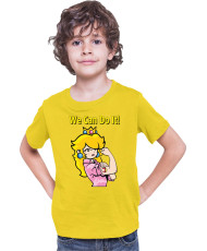Детска Тениска Super Mario Nintendo Princess Peach  We Can Do It
