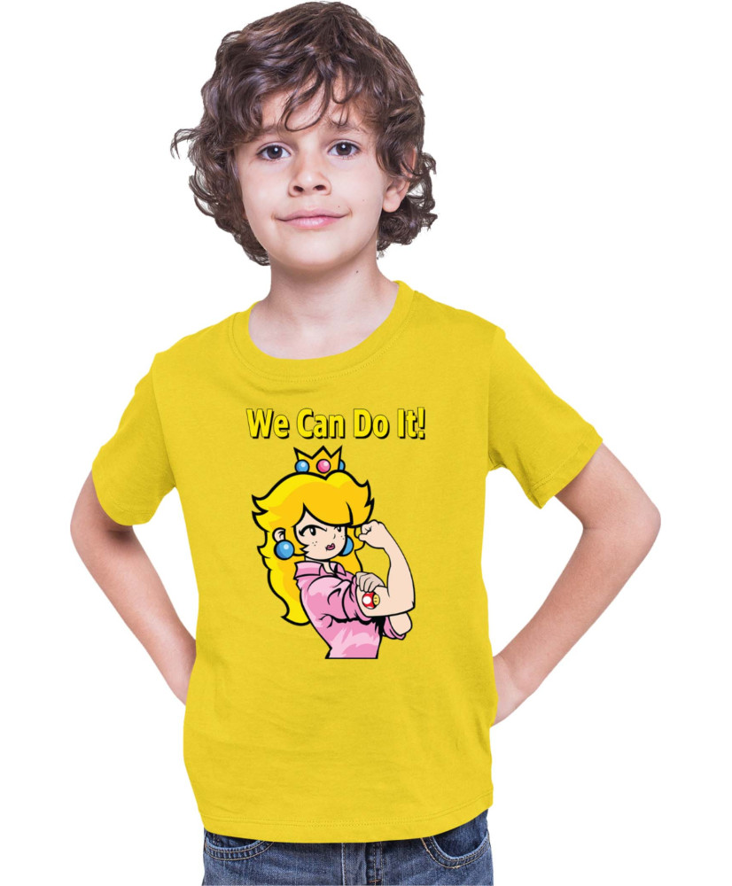 Детска Тениска Super Mario Nintendo Princess Peach We Can Do It Детска Тениска Super Mario Nintendo Princess Peach We Can Do It