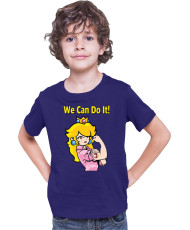 Детска Тениска Super Mario Nintendo Princess Peach  We Can Do It