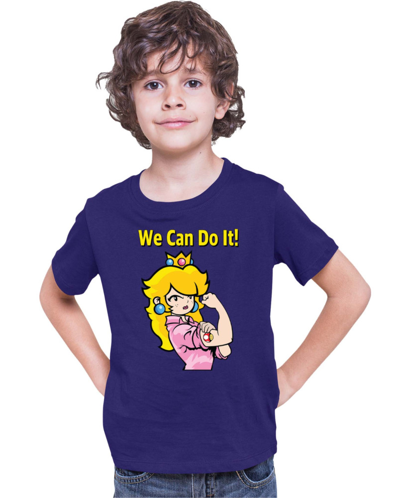 Детска Тениска Super Mario Nintendo Princess Peach We Can Do It Детска Тениска Super Mario Nintendo Princess Peach We Can Do It