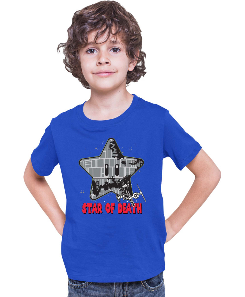 Детска Тениска Super Mario Nintendo Star Of Death Детска Тениска Super Mario Nintendo Star Of Death
