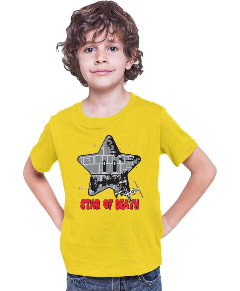 Детска Тениска Super Mario Nintendo Star Of Death Детска Тениска Super Mario Nintendo Star Of Death