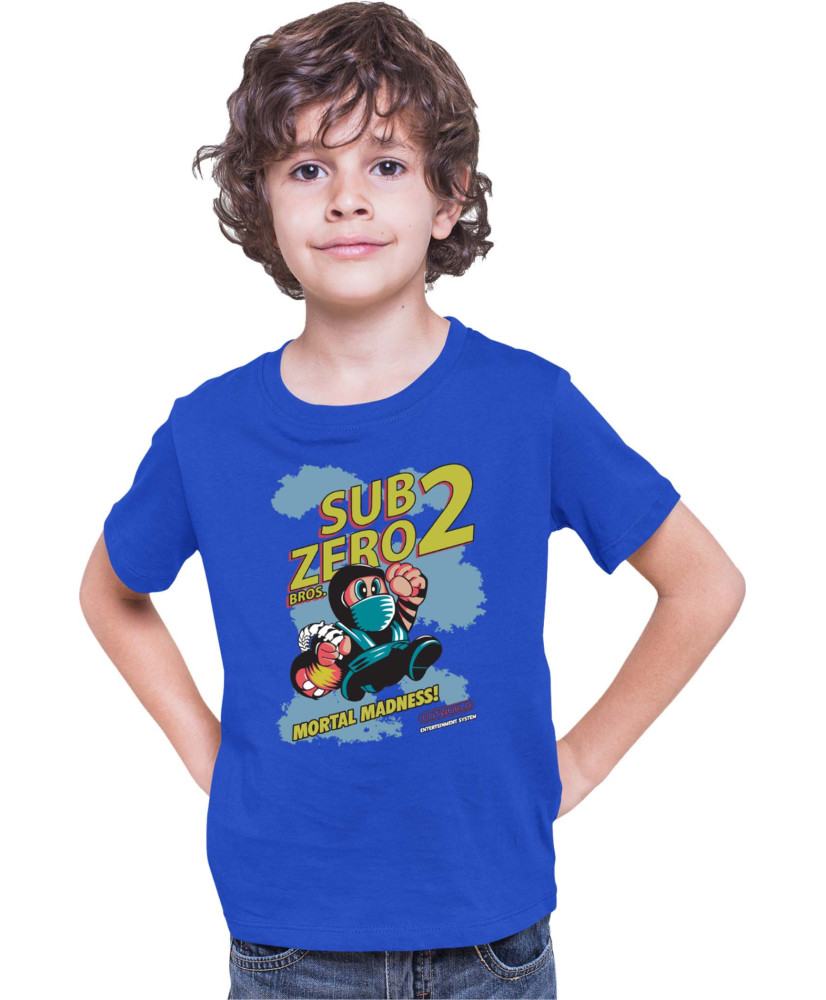 Детска Тениска Super Mario Nintendo Sub Zero Bros 2