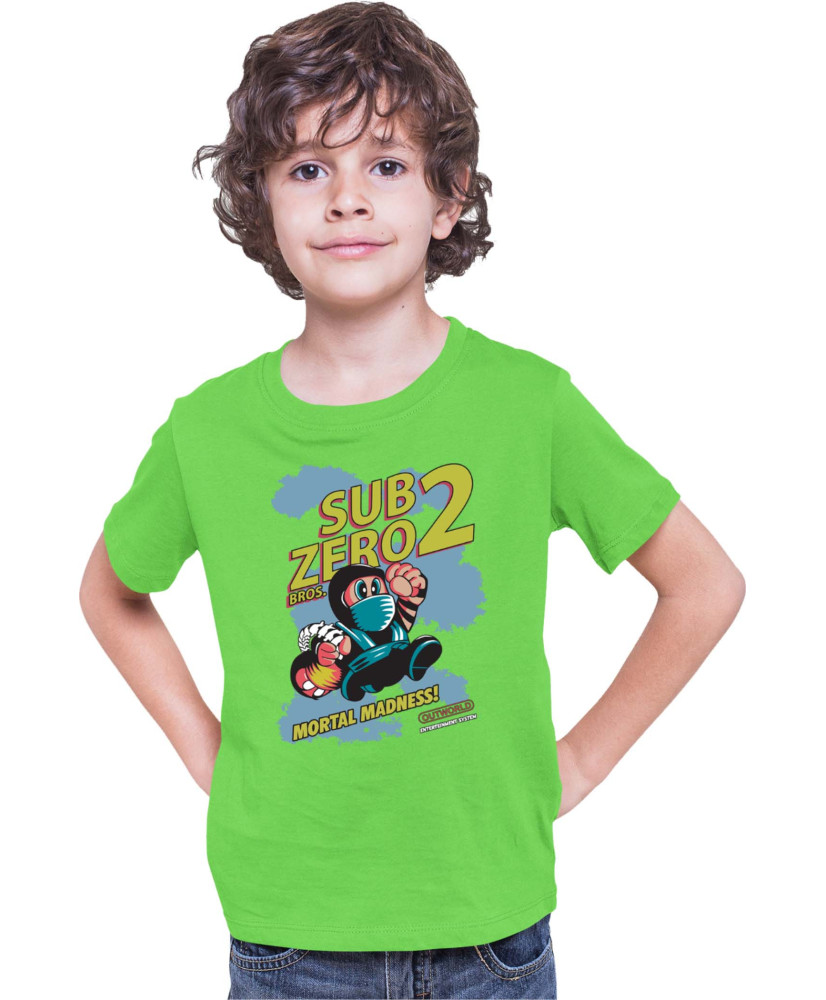 Детска Тениска Super Mario Nintendo Sub Zero Bros 2