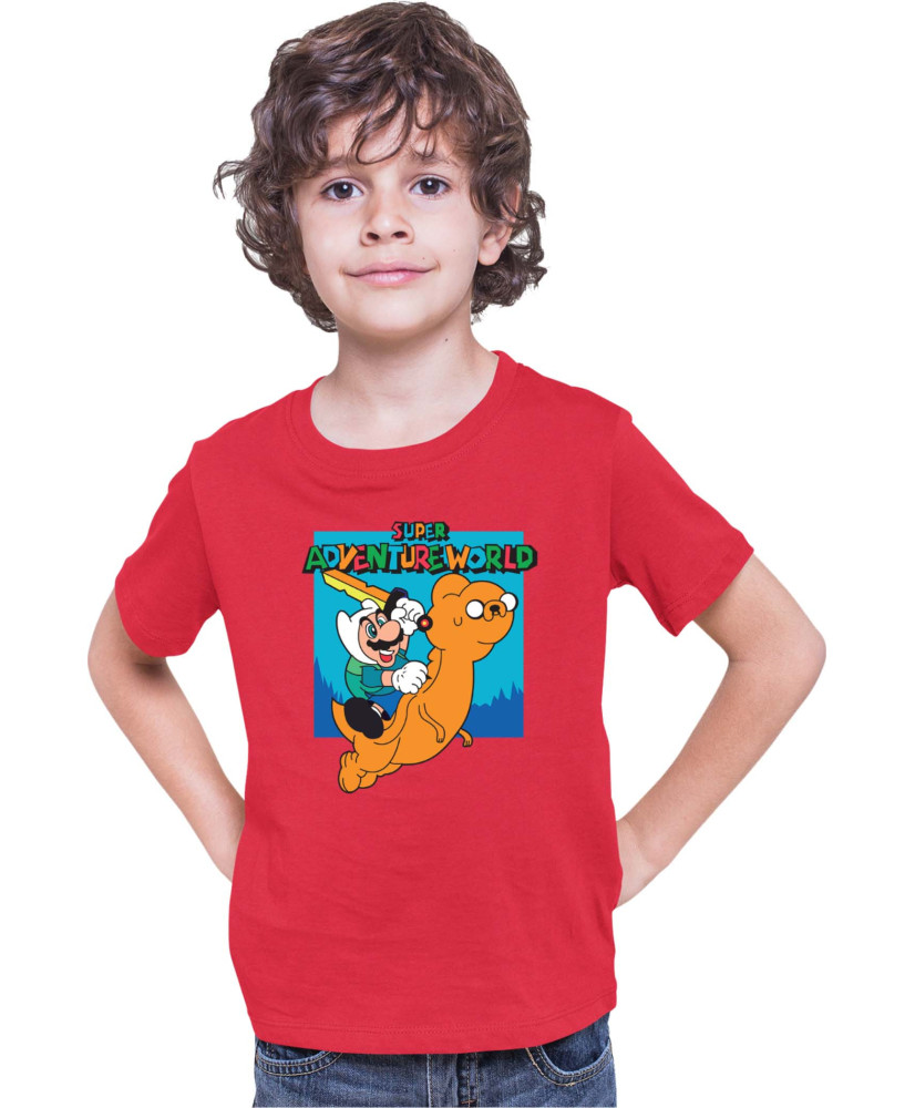 Детска Тениска Super Mario Nintendo Super Adventureworld Детска Тениска Super Mario Nintendo Super Adventureworld