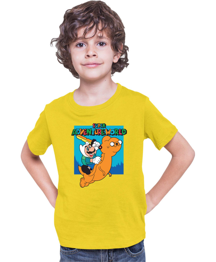 Детска Тениска Super Mario Nintendo Super Adventureworld Детска Тениска Super Mario Nintendo Super Adventureworld