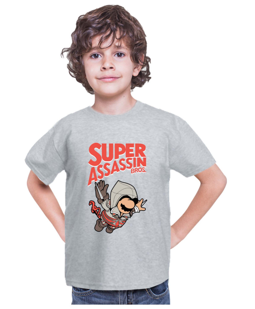 Детска Тениска Super Mario Nintendo Super Assassin Bros