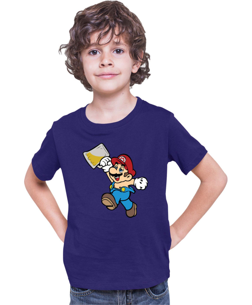 Детска Тениска Super Mario Nintendo Super Drunk Bros Детска Тениска Super Mario Nintendo Super Drunk Bros