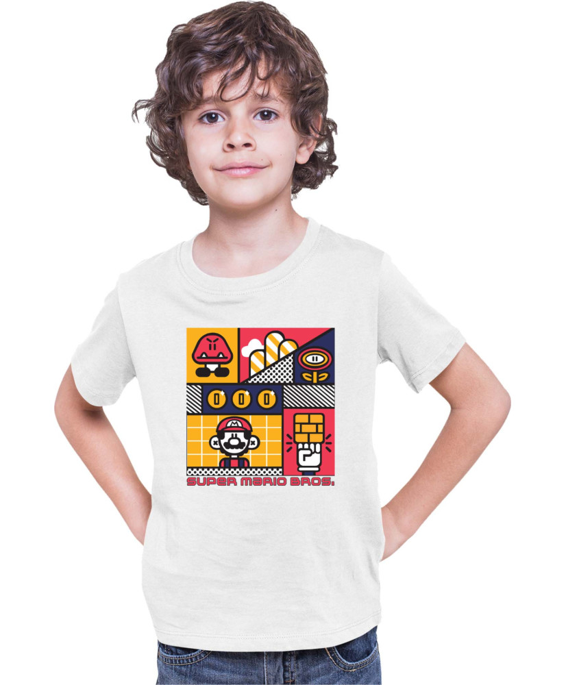 Детска Тениска Super Mario Nintendo Super Mario Bros