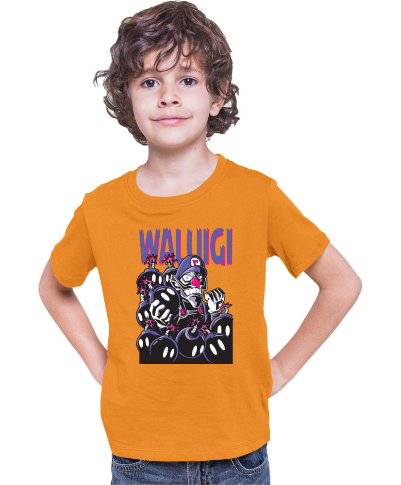 Детска Тениска Super Mario Nintendo Waluigi Детска Тениска Super Mario Nintendo Waluigi