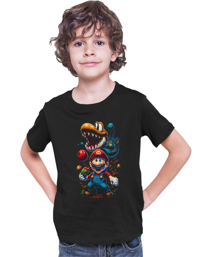 Детска Тениска Super Mario Nintendo Mario Bros 2 Детска Тениска Super Mario Nintendo Mario Bros 2