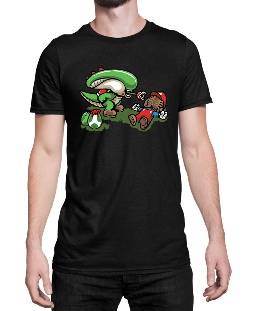 Мъжка Тениска Super Mario Nintendo Alien Mario