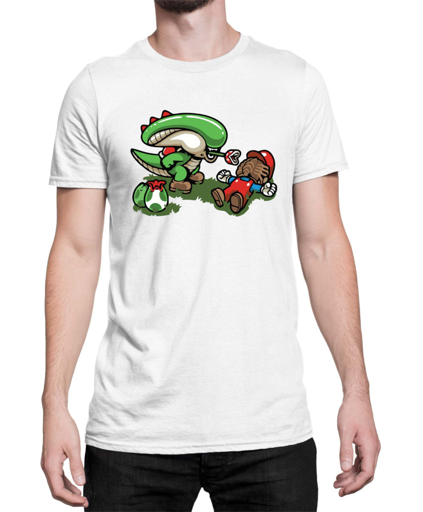 Мъжка Тениска Super Mario Nintendo Alien Mario