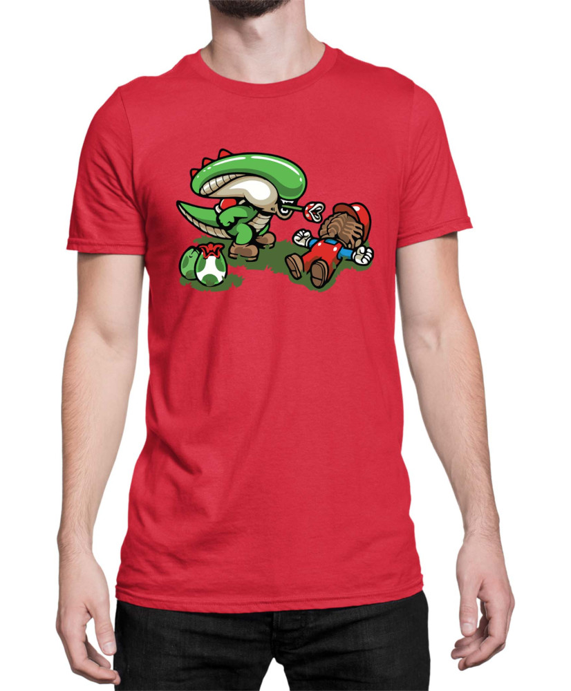 Мъжка Тениска Super Mario Nintendo Alien Mario