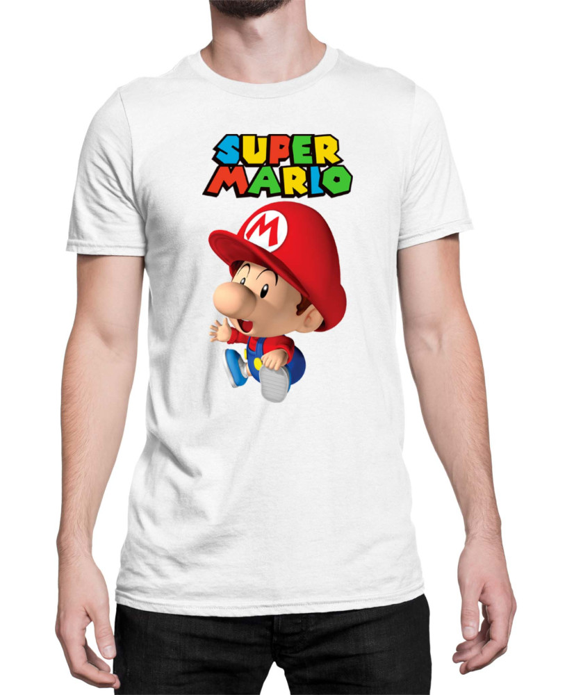 Мъжка Тениска Super Mario Nintendo Baby Mario