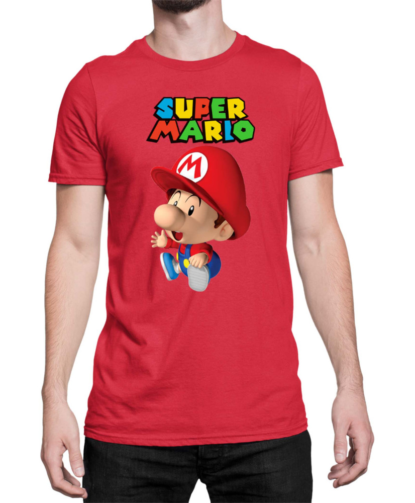 Мъжка Тениска Super Mario Nintendo Baby Mario