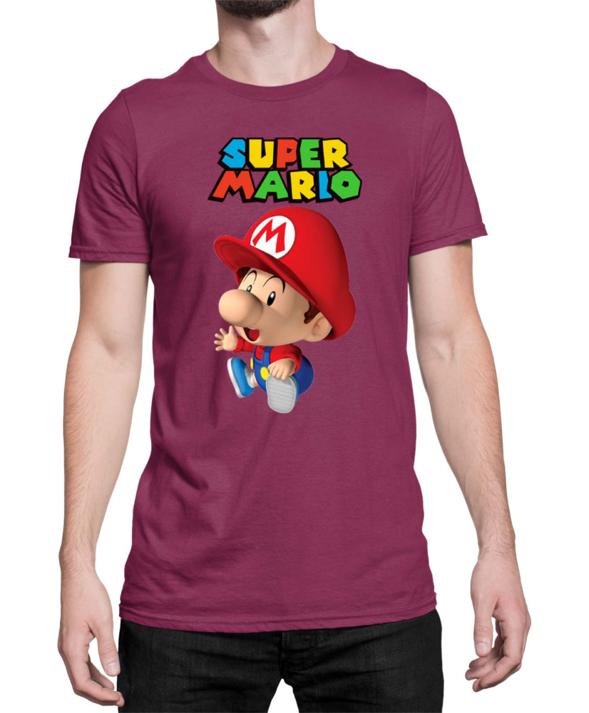 Мъжка Тениска Super Mario Nintendo Baby Mario