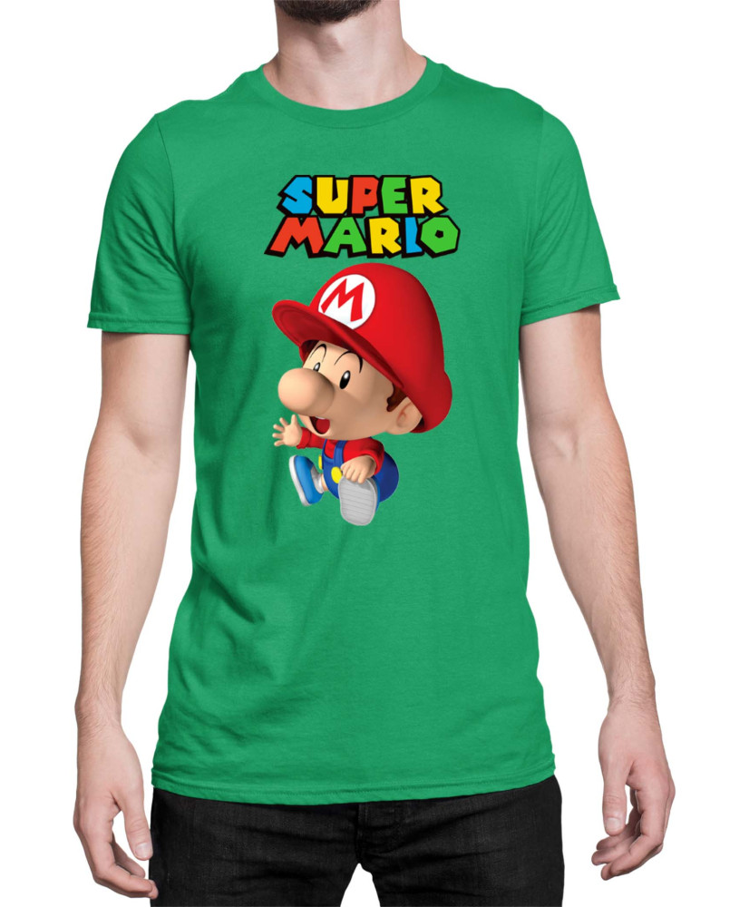 Мъжка Тениска Super Mario Nintendo Baby Mario