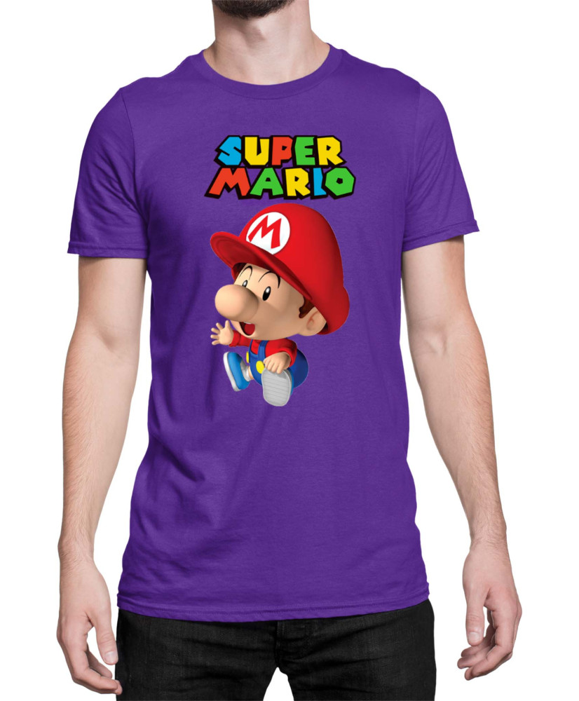 Мъжка Тениска Super Mario Nintendo Baby Mario