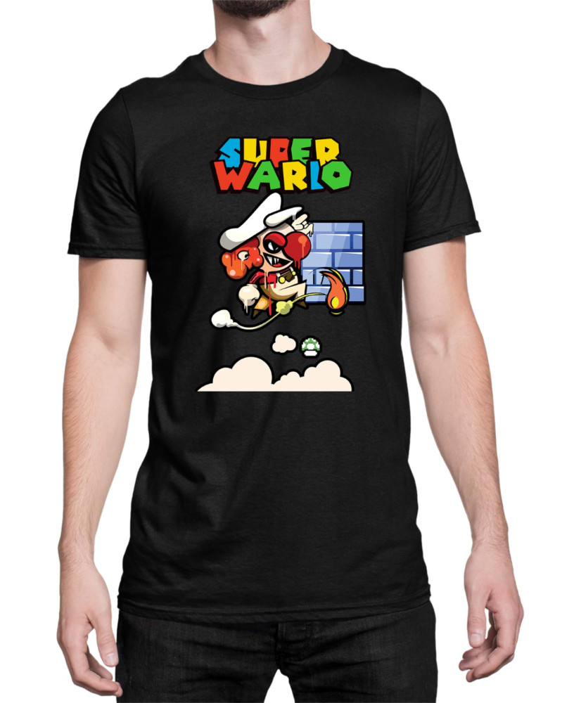 Мъжка Тениска Super Mario Nintendo Bad Mario 01