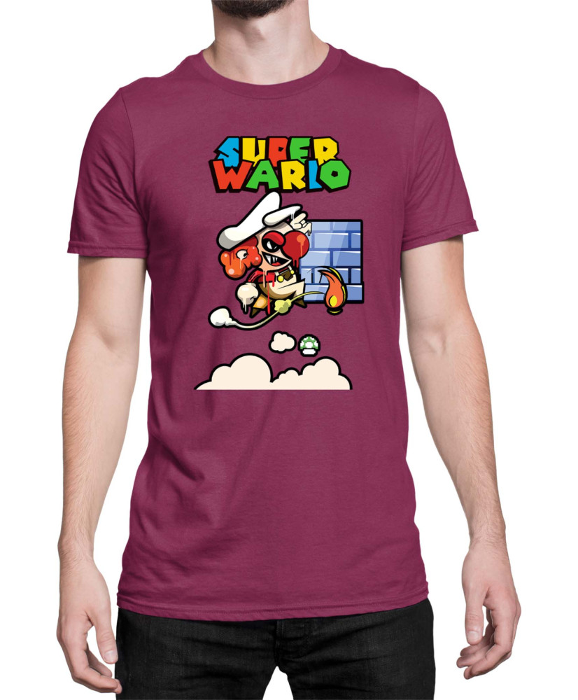 Мъжка Тениска Super Mario Nintendo Bad Mario 01