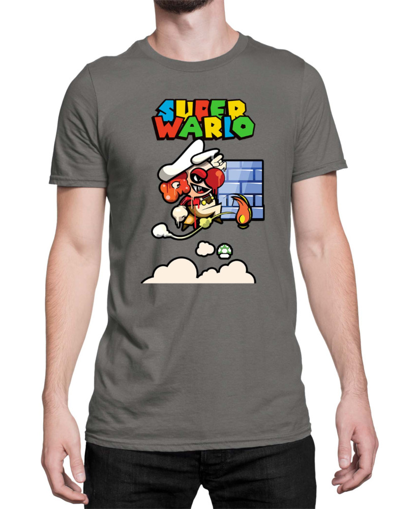 Мъжка Тениска Super Mario Nintendo Bad Mario 01