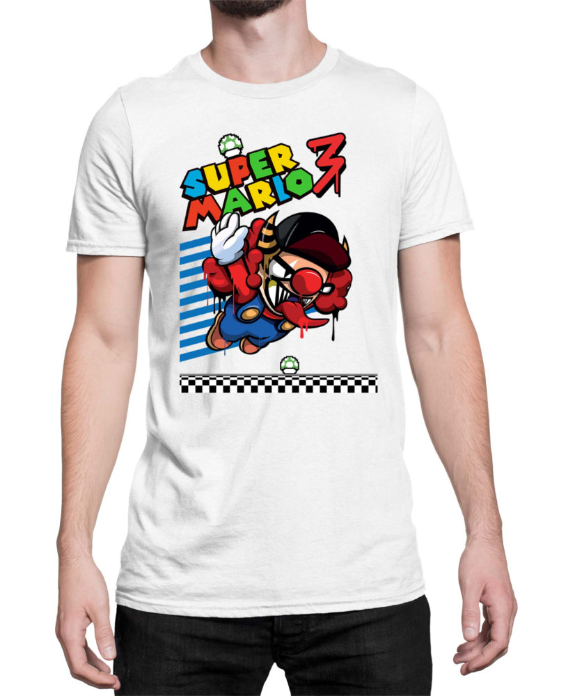Мъжка Тениска Super Mario Nintendo Bad Mario 02