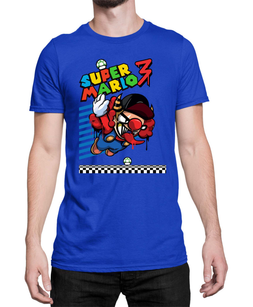 Мъжка Тениска Super Mario Nintendo Bad Mario 02