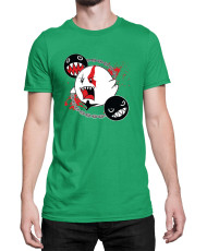 Мъжка Тениска Super Mario Nintendo Boo Kratos Mario Bros Vector