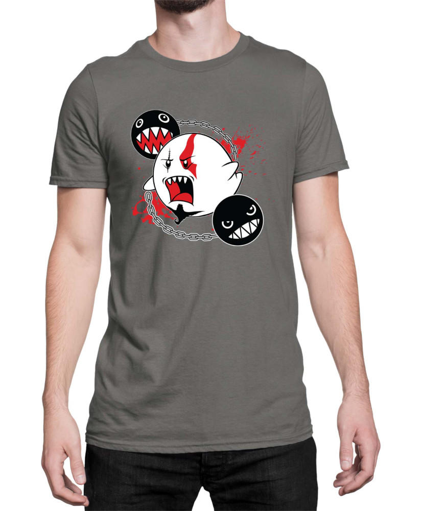 Мъжка Тениска Super Mario Nintendo Boo Kratos Mario Bros Vector