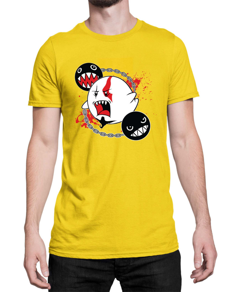 Мъжка Тениска Super Mario Nintendo Boo Kratos Mario Bros Vector
