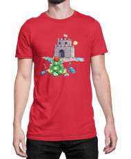 Мъжка Тениска Super Mario Nintendo Bowser Sand Castle