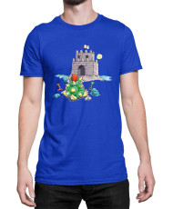 Мъжка Тениска Super Mario Nintendo Bowser Sand Castle