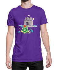 Мъжка Тениска Super Mario Nintendo Bowser Sand Castle