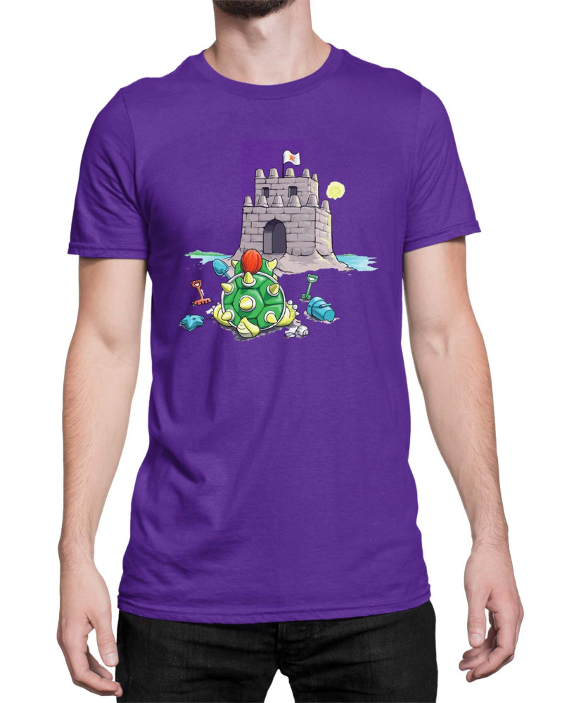 Мъжка Тениска Super Mario Nintendo Bowser Sand Castle