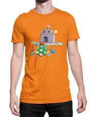 Мъжка Тениска Super Mario Nintendo Bowser Sand Castle