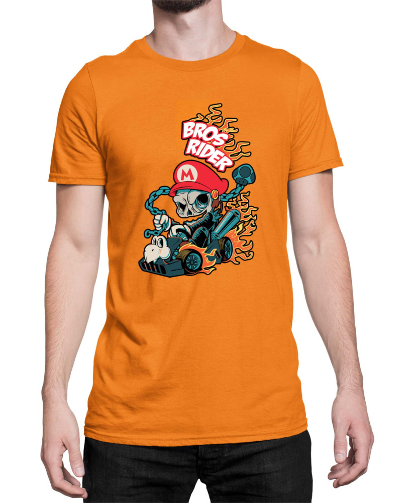 Мъжка Тениска Super Mario Nintendo Bros Rider Ghost Rider