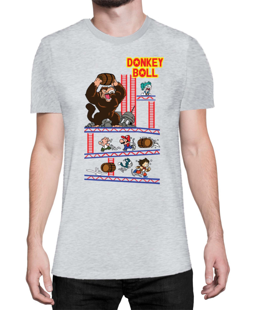 Мъжка Тениска Super Mario Nintendo Donkey Ball