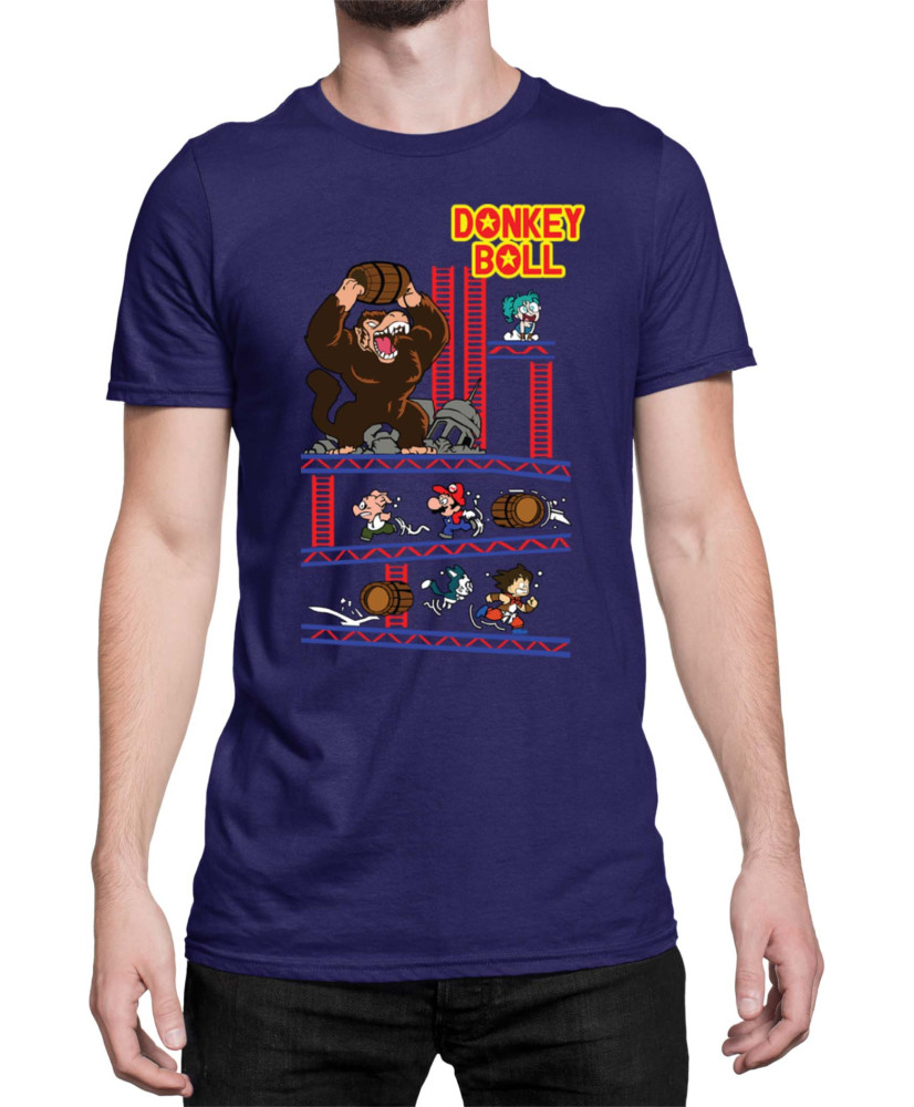 Мъжка Тениска Super Mario Nintendo Donkey Ball