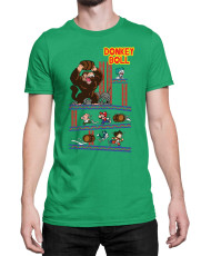 Мъжка Тениска Super Mario Nintendo Donkey Ball