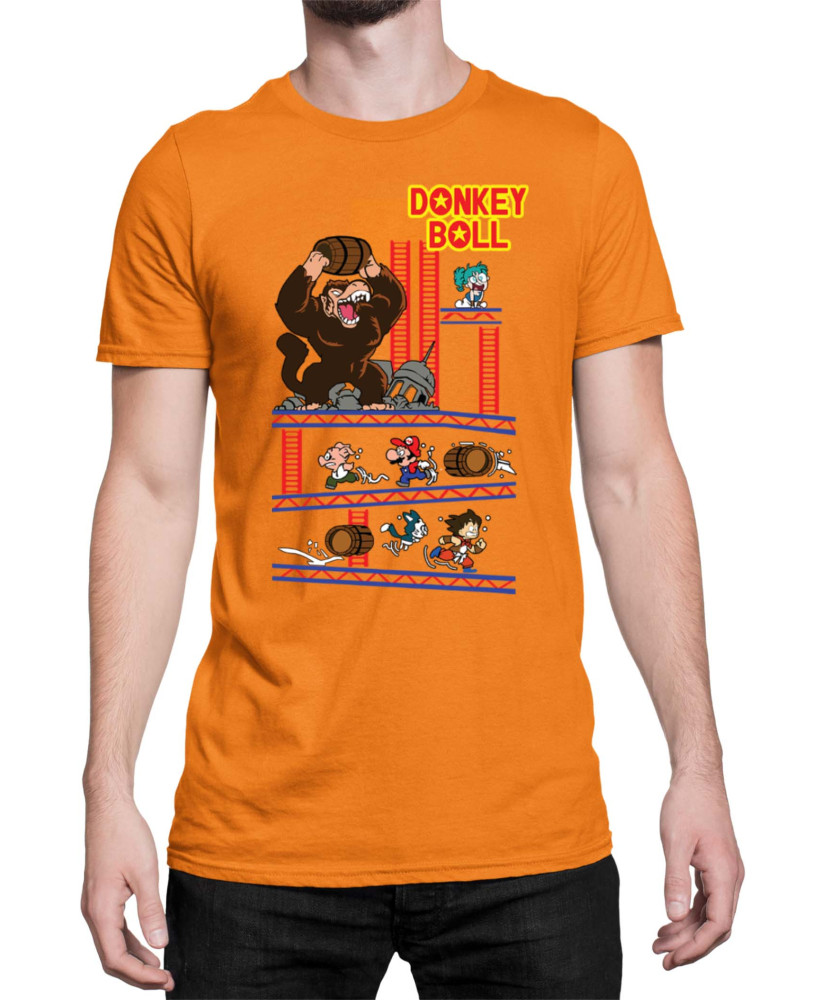 Мъжка Тениска Super Mario Nintendo Donkey Ball