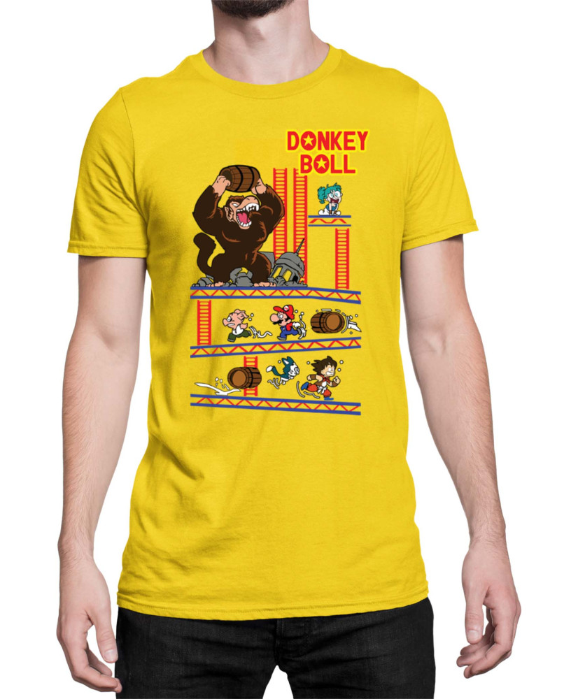 Мъжка Тениска Super Mario Nintendo Donkey Ball