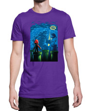 Мъжка Тениска Super Mario Nintendo Godzilla Bowser