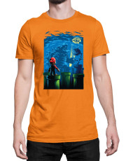 Мъжка Тениска Super Mario Nintendo Godzilla Bowser