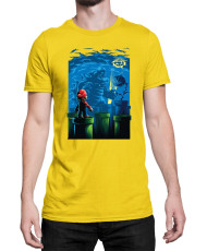 Мъжка Тениска Super Mario Nintendo Godzilla Bowser