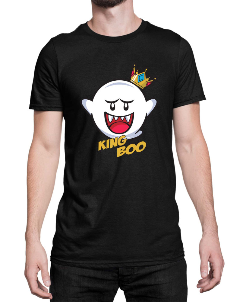 Мъжка Тениска Super Mario Nintendo King Boo