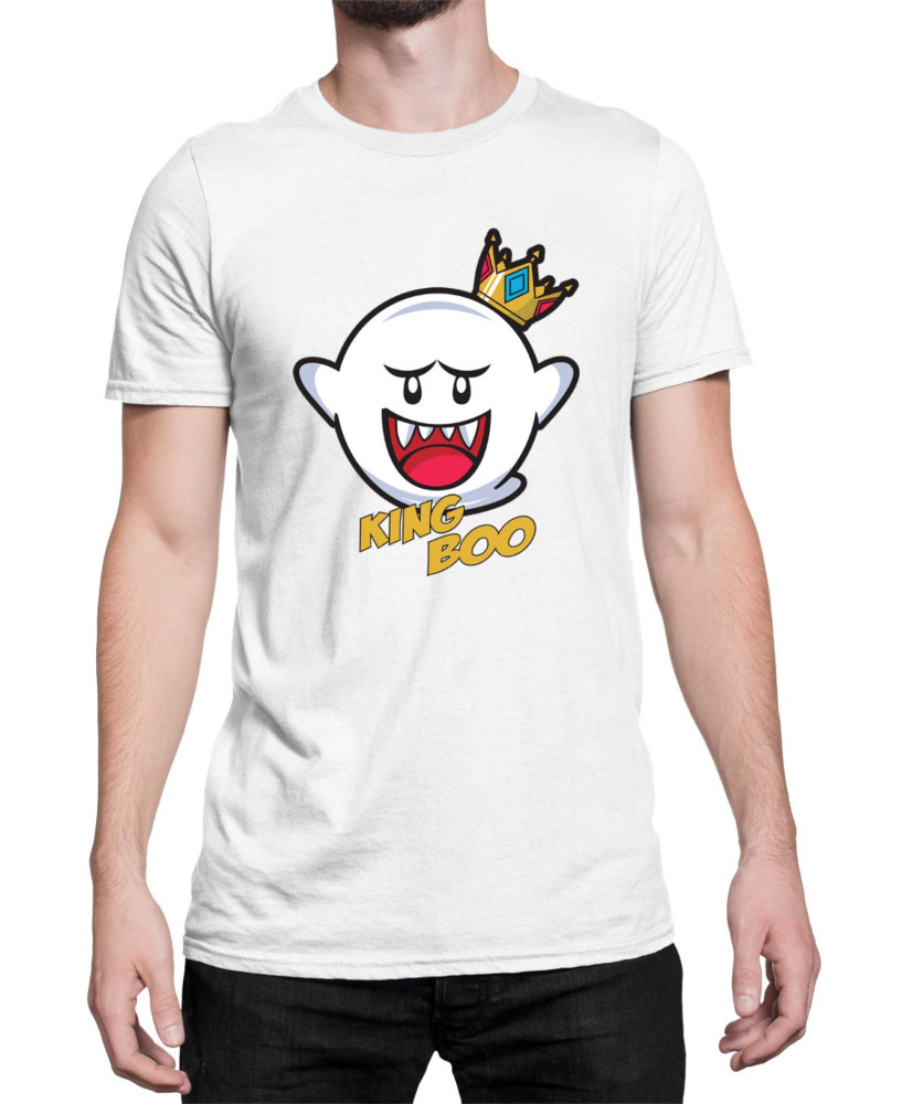 Мъжка Тениска Super Mario Nintendo King Boo