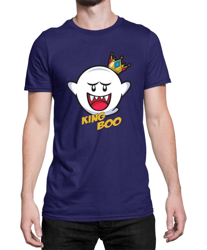 Мъжка Тениска Super Mario Nintendo King Boo