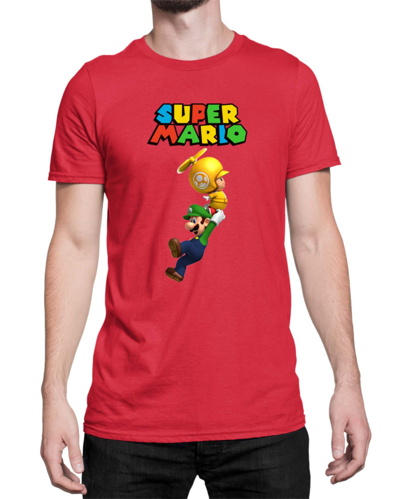 Мъжка Тениска Super Mario Nintendo Luigi 2